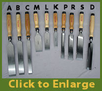 Heavy Duty Timber Framing Chisels